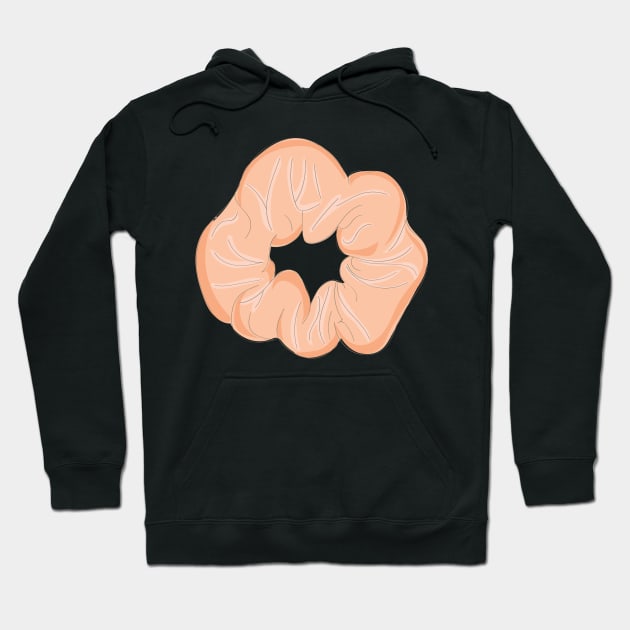 Peach Scrunchie Hoodie by snowshade